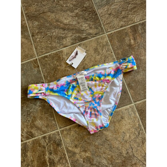 Jessica Simpson Hipster Swim Bottom Spritz Multi Size Large - Picture 3 of 5